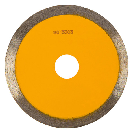 Диск алмазный отрезной 115 х 22,2 мм, сплошной, супертонкий, горячий пресс, мокрое резание Denzel