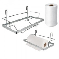 Полка д/бум.пол.на рейлинг,навес,27*12*11,5см(кратность2шт!!!),сталь/хром провол.AN52-129 Мультидом