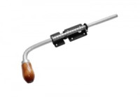 Засов Домарт с пружиной 400мм черный d-16мм5)