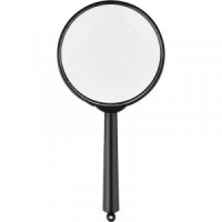 Лупа Attache, увеличение х6, диаметр 60мм, цв.черный, карт/кор. 389241