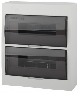 ЭРА SIMPLE бокс (корпус) пластик ЩРН-П-24 мод. навесной (без компл.) белый