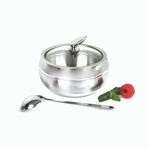 Сахарница нерж.сталь с ложечкой, 330 мл, Кэнди  TR-61125 Taller