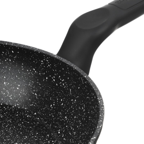 SATOSHI Стоун Сковорода литая d26см, антипригарное покрытие Мрамор, индукция