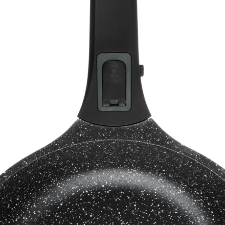 SATOSHI Уран Сковорода литая d24см, антипригарное покрытие Мрамор, индукция, съемная ручка