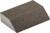 Губка шлифовальная ЗУБР &quot;МАСТЕР&quot; четырехсторонняя угловая, средняя жесткость, Р80, 100х68х42х26мм