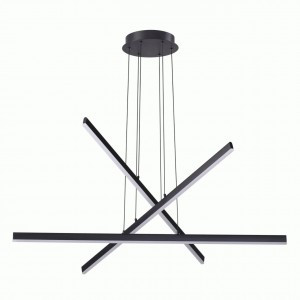 ODEON LIGHT 3890/48L ODL20 35 черный/металл Подвесной св-к LED 4000K 48W 220V RUDY