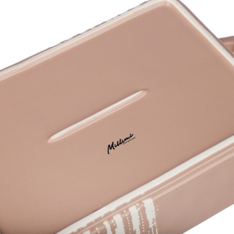 MILLIMI Форма для запекания и сервировки прямоугол.с ручками, керамика, 31х19х5,5см, 1,4л, бежевая