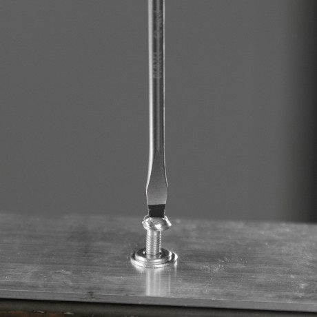 Отвертка, SL3х75 мм, S2, 3к рукоятка Denzel