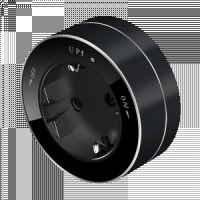 Systeme Electric MultiTrack роз. ОУ 1 мест. земля 16А, 250В Антрацит MTK13001B