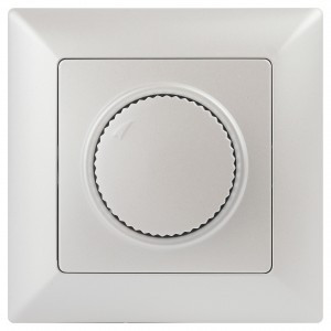 ЭРА Intro Solo диммер СУ, поворотн. 600Вт перламутр, 230В, IP20, 4-401-06 7394