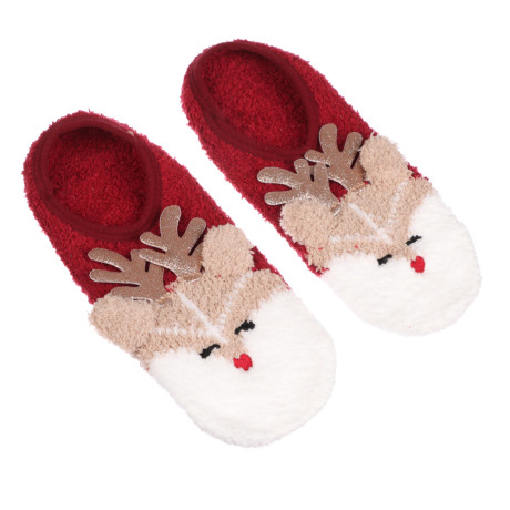 GALANTE Носки-антизаносы новогодние, р.23-25, 100% полиэстер, F05-3