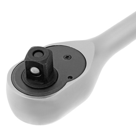 Ключ-трещотка 1/2", 90 зубьев, с быстрым сбросом, CrV Denzel