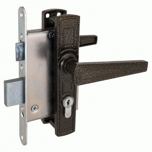 Д-град Зенит ЗВ4-3.01 бронза Замок врезной с/руч (15)