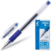 Ручка гелевая PILOT "G-1 GRIP" BLGP-G1-5, с рез.упором, 0,3 мм, синяя