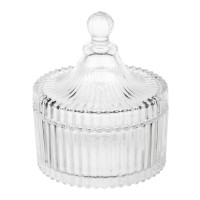 Сахарница стекло 10.5x12.5см