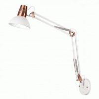 ODEON LIGHT 3344/1W ODL17 168 бел./медный бра, трансформорматор с выключателем E27 60W KAPAL 700x165