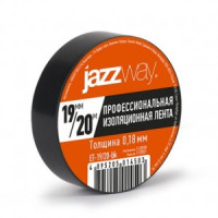 Изолента ПВХ Jazzway 19x20 черная (100!)
