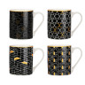MILLIMI Кружка Калейдоскоп, 370мл, фарфор, 4 дизайна