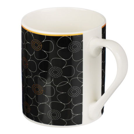 MILLIMI Кружка Калейдоскоп, 370мл, фарфор, 4 дизайна