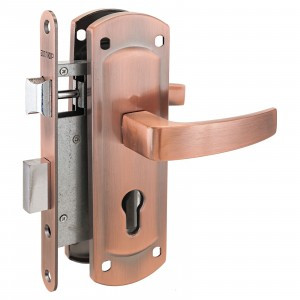 АЛЛЮР ЗВ4-1/55A AC ст.медь автомат. без ц/мех. Замок врезной с/руч (12)