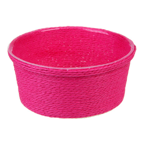 INBLOOM Кашпо плетеное 15х7см, бумажная лоза, ПП