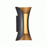 ODEON LIGHT 3886/6BG ODL20 177 чер/золот/мет Настен.св-к накл. LED 4K 6W 220V IP54 KRISTA 90x100