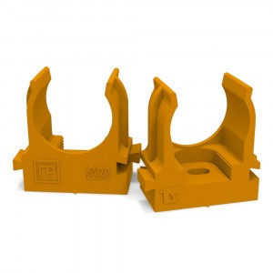 Промрукав крепеж-клипса монтаж. пист. ПМ ОРАНЖЕВАЯ d20 (100/900 уп/кор) цена за 1 шт PR13.0152