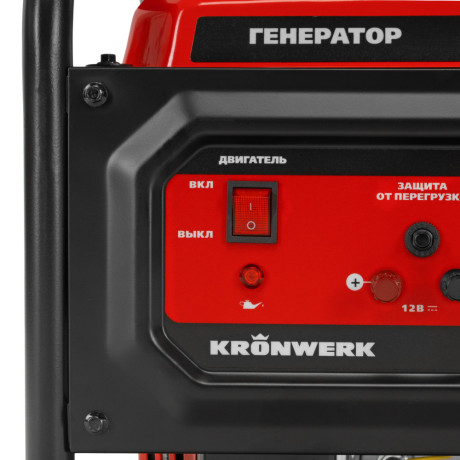 Генератор бензиновый LK-2800R, 2,8 кВт, 230В, ручной стартер Kronwerk