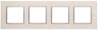 ЭРА 14 Elegance рамка СУ 4 мест.металл, шампань+шамп 14-5204-04 5947