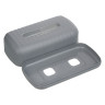 Салфетница тм VETTA Сидней, пластик, PP, серый, 27,4x14x9,2см