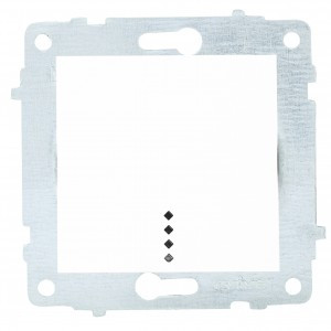 OVIVO мех. выкл. СУ 1 кл. 10А (инд.) белый (ко всем рамкам) 600-000201-201