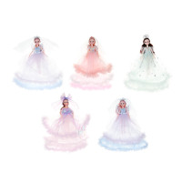 ИГРОЛЕНД Кукла в пышном свадебном наряде, 30см, пластик, полиэстер, 4-8 цветов