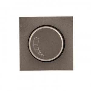 EKF Валенсия лиц. панель светорегулятора 600W 220В графит Al/Cu (корпус PC) ESD06-L-101-60