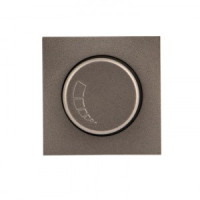 EKF Валенсия лиц. панель светорегулятора 600W 220В графит Al/Cu (корпус PC) ESD06-L-101-60