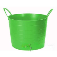 Корзина мягкая 17л зеленая М2880 (15)