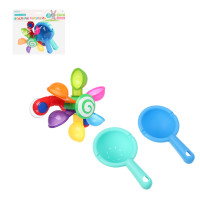 Игрушка развивающая ИГРОЛЕНД "Водяная карусель", набор 3 предмета, ABS, 14x19x4см