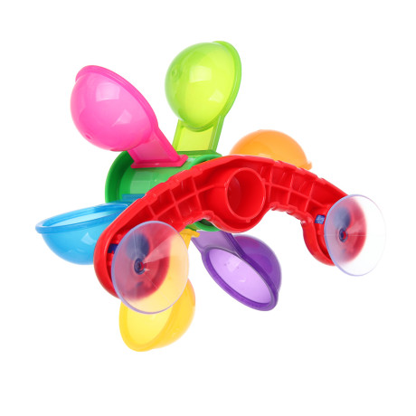 Игрушка развивающая ИГРОЛЕНД "Водяная карусель", набор 3 предмета, ABS, 14x19x4см