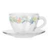 ОСЗ Ботаника Чайная пара Прага (чашка 0,2л, блюдце D-13,2см), стекло