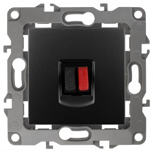 ЭРА 12 мех. роз. СУ аудио, антрацит, 12-3111-05, автоклеммы 3499