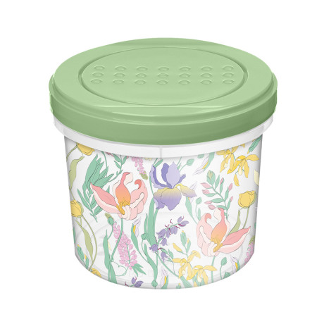 Ботаника Банка с завинчивающейся крышкой 1л, пластик, 3 цвета