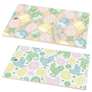 Доска разделочная "Цветная Пасха" (кратность 2!!!) 29*17см береза 18-89 Мультидом