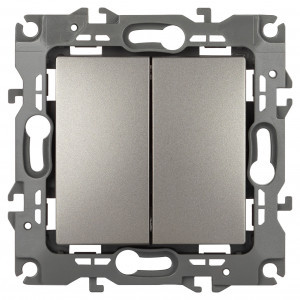 ЭРА 12 мех. выкл. СУ 2 кл. 10А автоклеммы, титан 12-1104-16