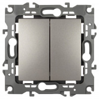 ЭРА 12 мех. выкл. СУ 2 кл. 10А автоклеммы, титан 12-1104-16