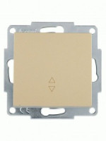 Lezard VESNA мех. выкл. СУ 1 кл. (перекл.) проходной (корп. ABS) золото 742-3688-105