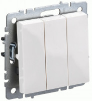 IEK BRITE мех. выкл. СУ 3 кл. 10А ВС10-3-0-БрБ белый BR-V30-0-10-K01