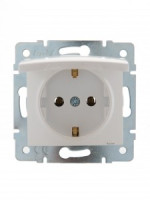 Lezard KARINA мех. роз. СУ 1 мест. 16А земля, крышка, ПБТ жемч.-бел. перламутр (корп. ABS) 3088-123B