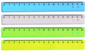 Линейка 16см Attache 4 шт/уп цвет в ассортименте 897318