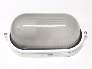 Светильник НПП1401 белый/овал 60W IP54  IEK