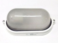 Светильник НПП1401 белый/овал 60W IP54  IEK