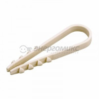 REXANT дюбель-хомут кругл. d19-25мм белый 100шт/уп цена за уп. (10!) 07-4503